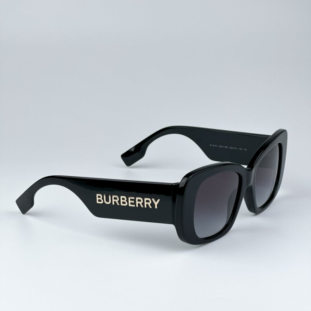 Burberry BE4410 4038F2 BRAND NEW Sunglasses Black Dark Grey Women - Picture 6 of 10